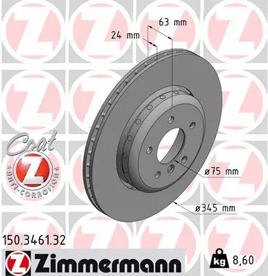 Brake Disc (150.3461.32)