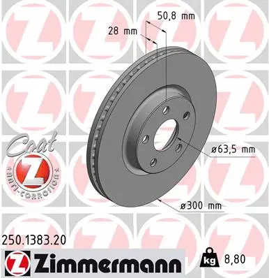 Brake Disc (250.1383.20)