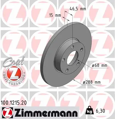Brake Disc (100.1215.20)