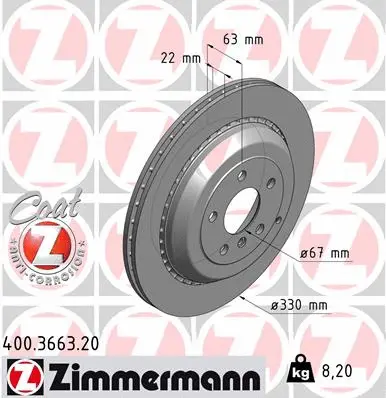 Brake Disc (400.3663.20)