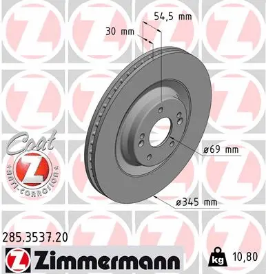 Brake Disc (285.3537.20)