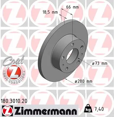 Brake Disc (180.3010.20)