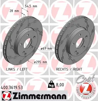 Brake Disc (400.3619.53)