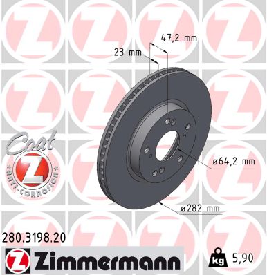 Brake Disc (280.3198.20)