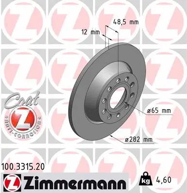 Brake Disc (100.3315.20)