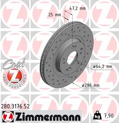 Brake Disc (280.3176.52)