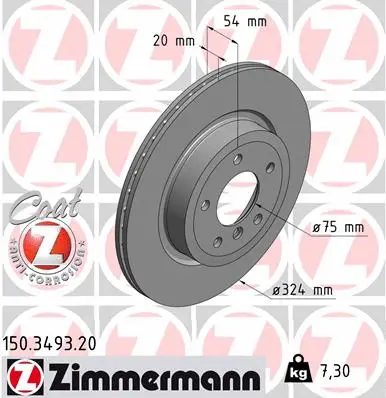 Brake Disc (150.3493.20)