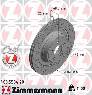 Brake Disc (400.5504.20)