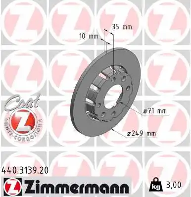 Brake Disc (440.3139.20)