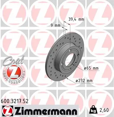 Brake Disc (600.3217.52)