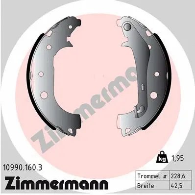 Brake Shoe Set (10990.160.3)
