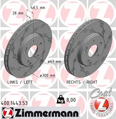 Brake Disc (400.1443.53)