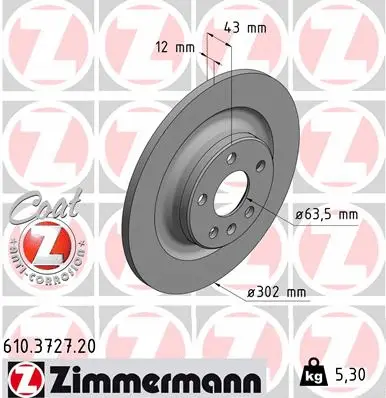 Brake Disc (610.3727.20)