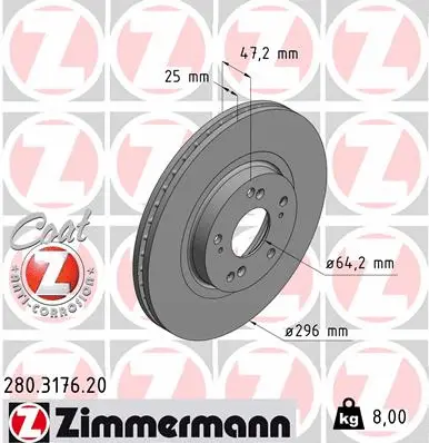 Brake Disc (280.3176.20)