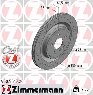 Brake Disc (400.5517.20)