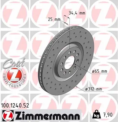 Brake Disc (100.1240.52)