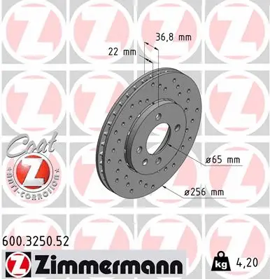 Brake Disc (600.3250.52)