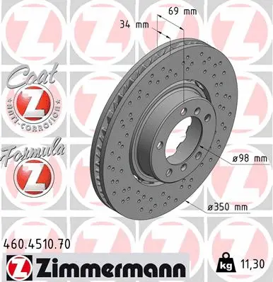 Brake Disc (460.4510.70)