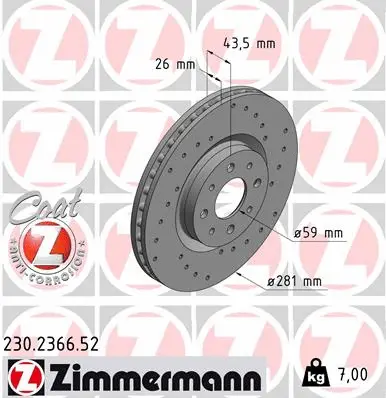 Brake Disc (230.2366.52)