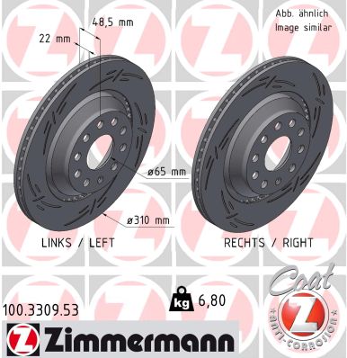 Brake Disc (100.3309.53)