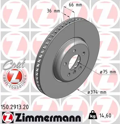 Brake Disc (150.2913.20)