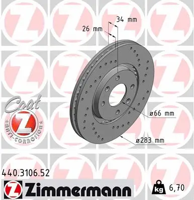 Brake Disc (440.3106.52)