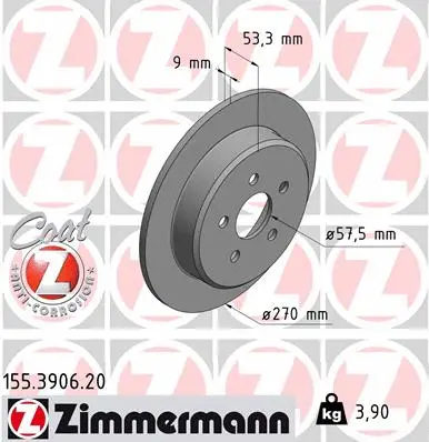 Brake Disc (155.3906.20)