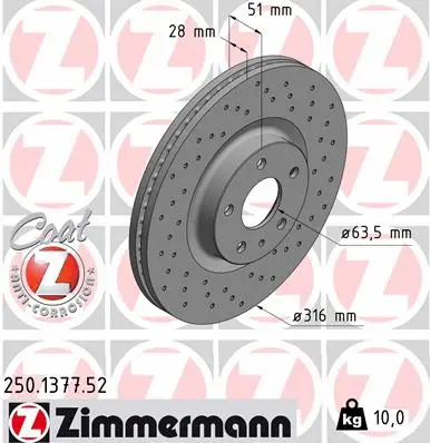 Brake Disc (250.1377.52)