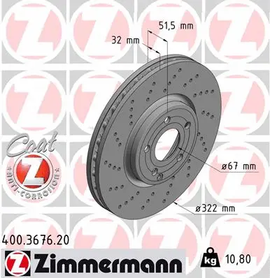 Brake Disc (400.3676.20)