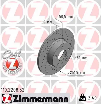 Brake Disc (110.2208.52)