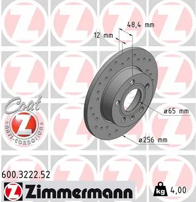 Brake Disc (600.3222.52)