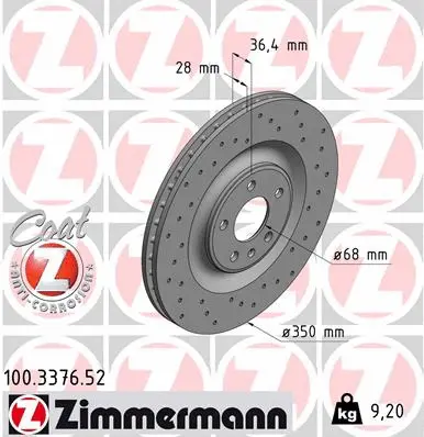 Brake Disc (100.3376.52)