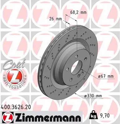 Brake Disc (400.3626.20)
