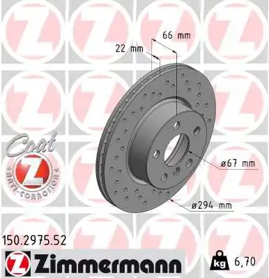 Brake Disc (150.2975.52)