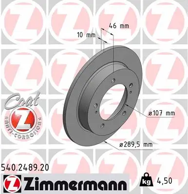 Brake Disc (540.2489.20)