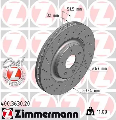 Brake Disc (400.3630.20)