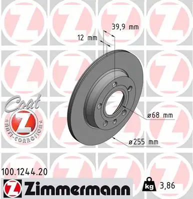 Brake Disc (100.1244.20)