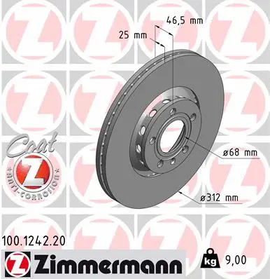 Brake Disc (100.1242.20)
