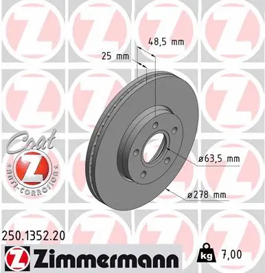 Brake Disc (250.1352.20)