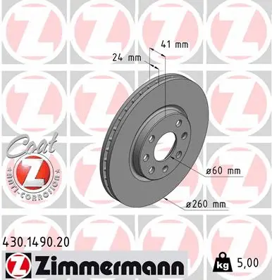 Brake Disc (430.1490.20)