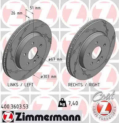 Brake Disc (400.3603.53)