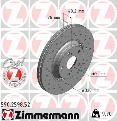 Brake Disc (590.2598.52)