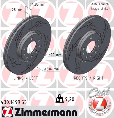 Brake Disc (430.1499.53)