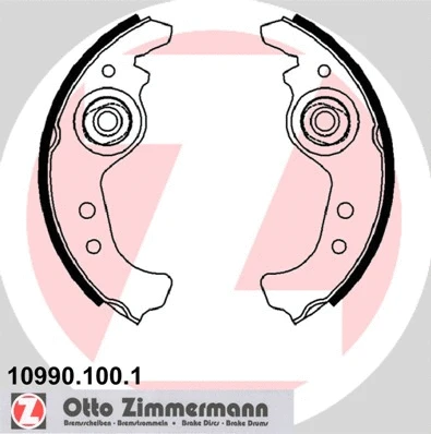 Brake Shoe Set (10990.100.1)