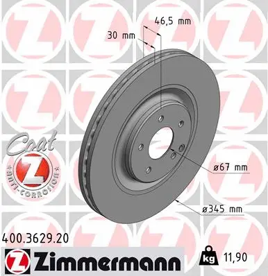 Brake Disc (400.3629.20)