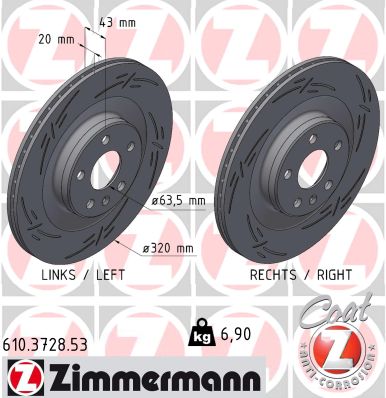 Brake Disc (610.3728.53)