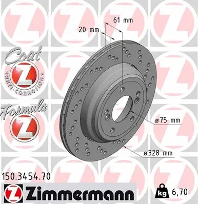 Brake Disc (150.3454.70)