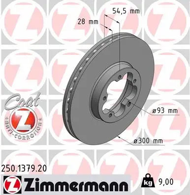 Brake Disc (250.1379.20)