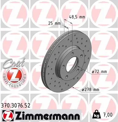 Brake Disc (370.3076.52)