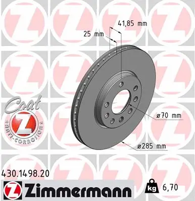 Brake Disc (430.1498.20)